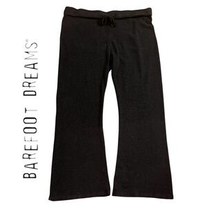 Barefoot Dreams Black CozyChicLite Wide Leg Drawstring Waist Pants. Size 2X.